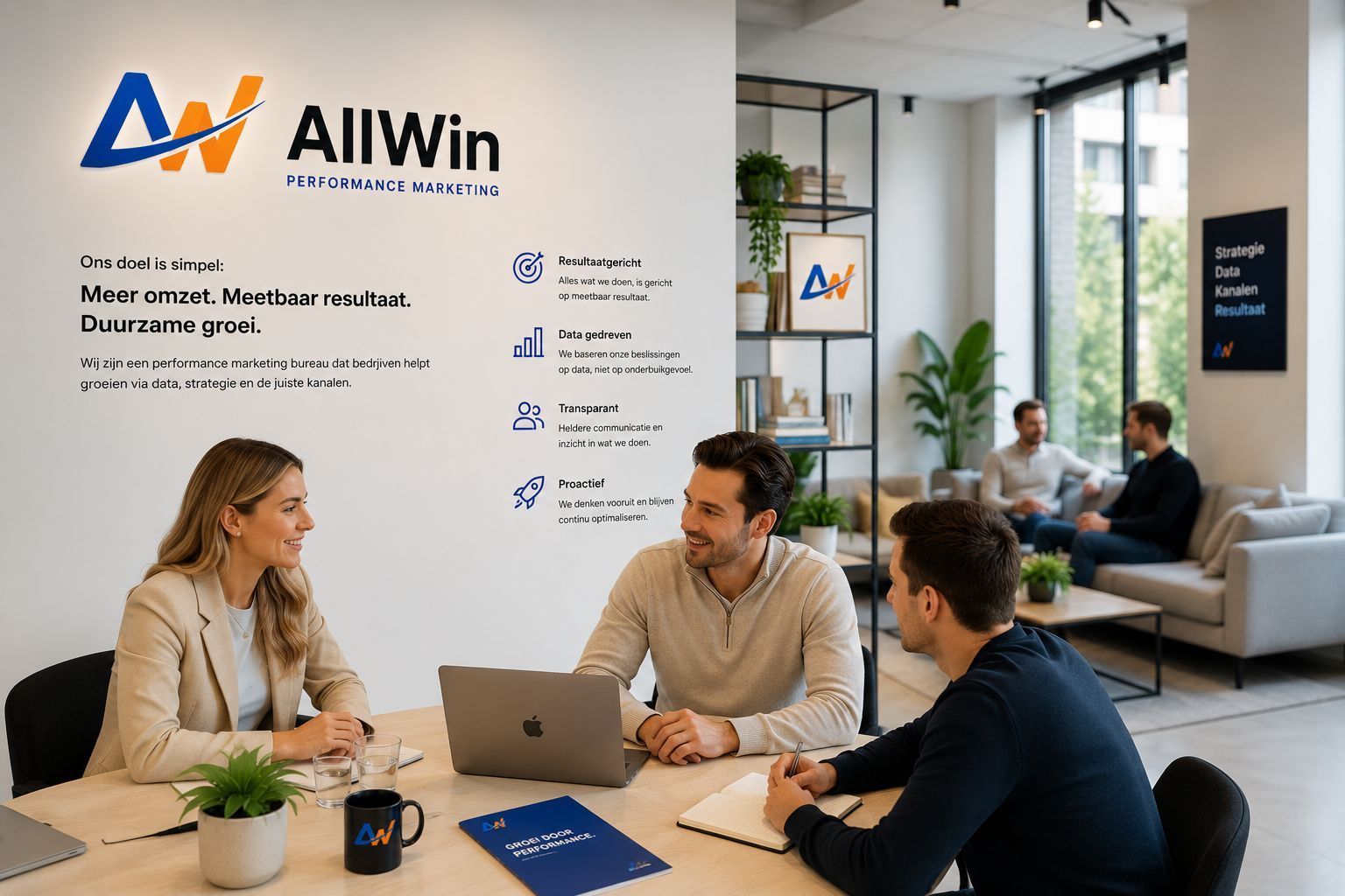 AllWin team in kantoor
